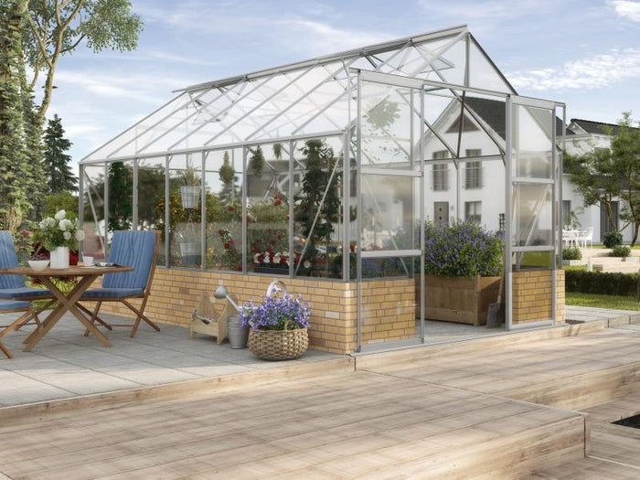 Vitavia Gewächshaus Cassandra 11500 ESG 3 mm Alu eloxiert