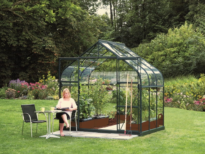 Vitavia Gewächshaus Diana 5000 ESG 3 mm dunkelgrün