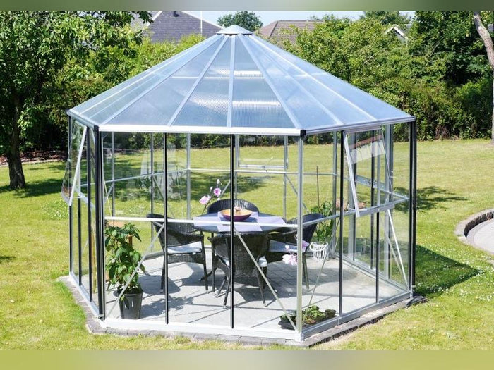 Vitavia Gewächshaus Hera 9000 ESG 3 mm u. HKP 6 mm Alu