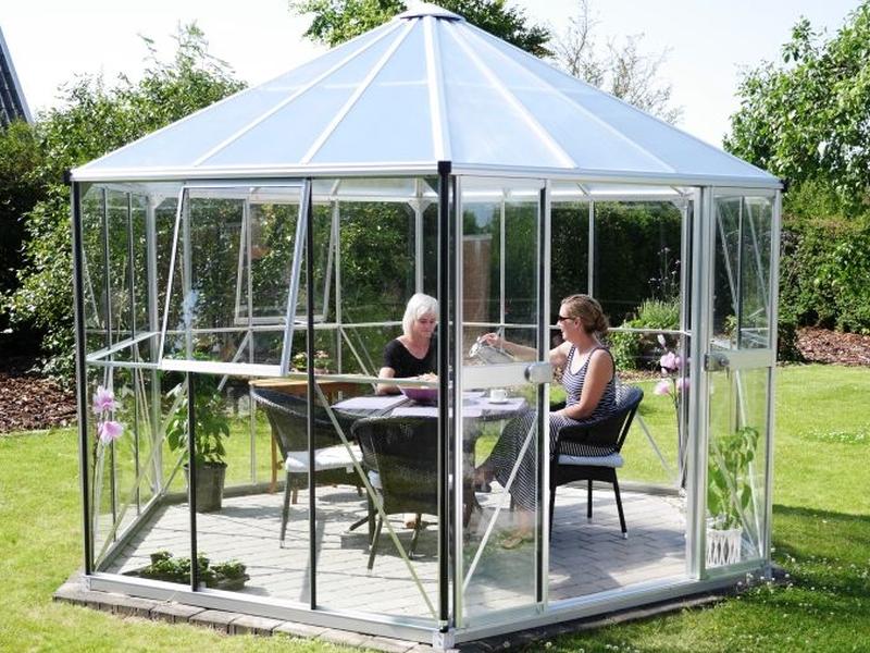 Vitavia Gewächshaus Hera 9000 ESG 3 mm u. HKP 6 mm Alu