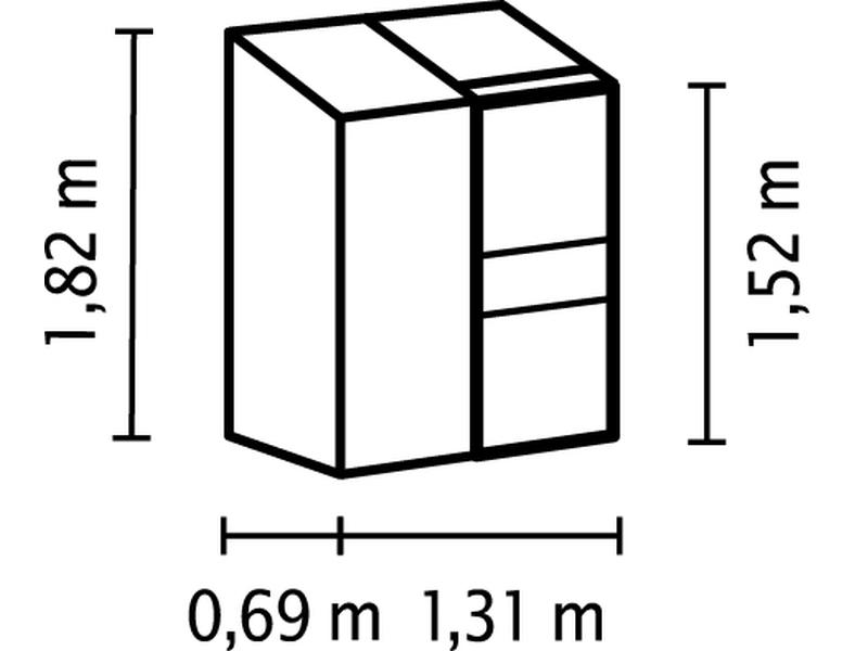 Vitavia Gewächshaus Ida 900 HKP 4 mm dunkelgrün