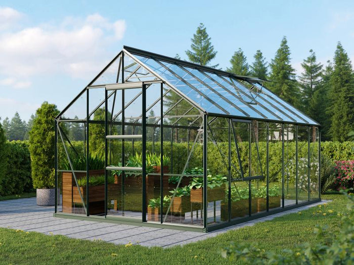 Vitavia Gewächshaus Meridian 1, 11500 ESG 3mm, smaragd