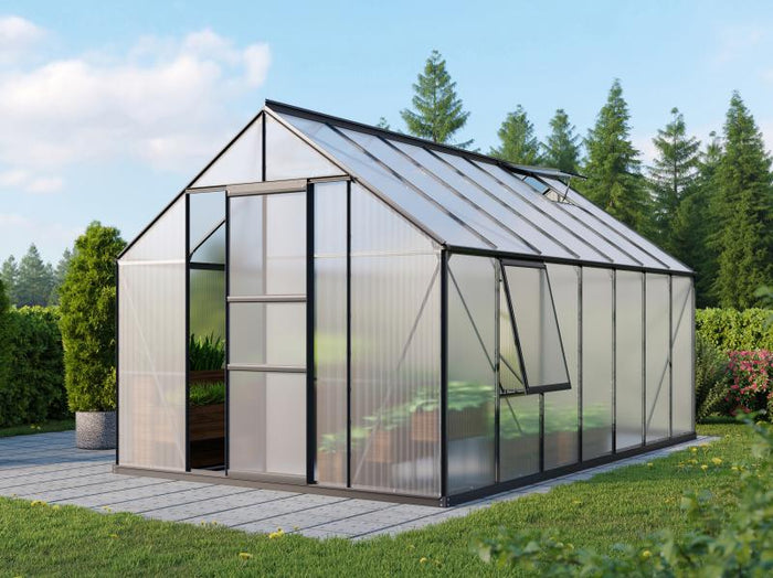 Vitavia Gewächshaus Meridian 1, 11500 HKP 4 mm, schwarz