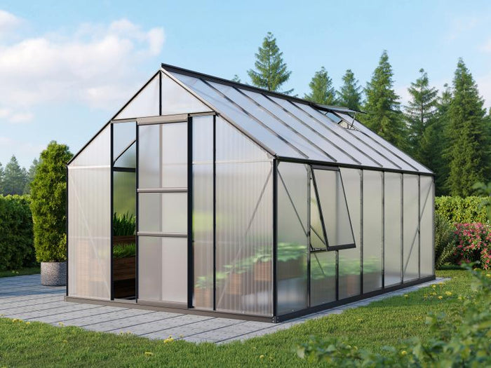 Vitavia Gewächshaus Meridian 1, 11500 HKP 6 mm, schwarz