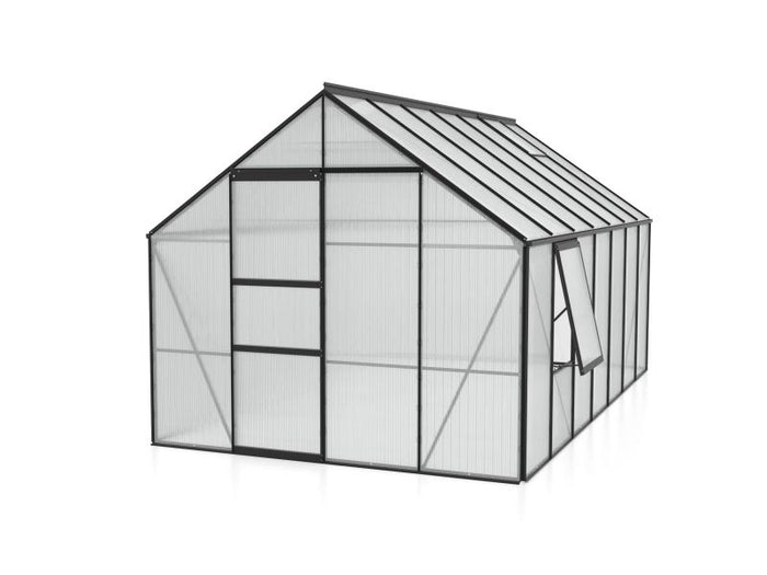 Vitavia Gewächshaus Meridian 1, 11500 HKP 6 mm, schwarz