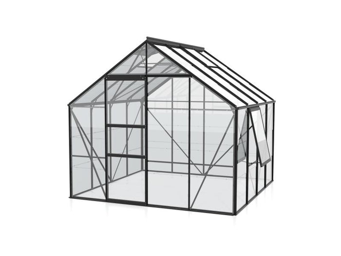 Vitavia Gewächshaus Meridian 1, 6700 ESG 3mm, schwarz