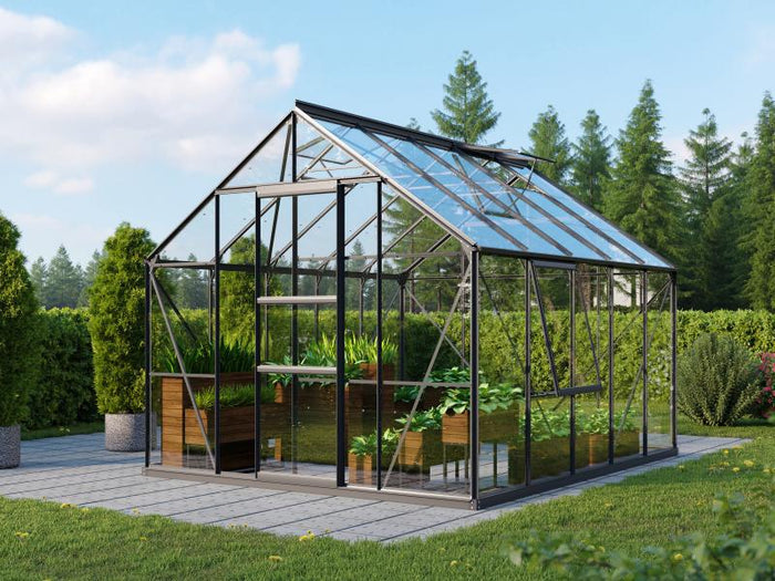 Vitavia Gewächshaus Meridian 1, 8300 ESG 3mm , schwarz