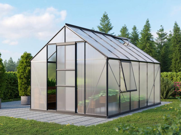 Vitavia Gewächshaus Meridian 1, 9900 HKP 4 mm, schwarz