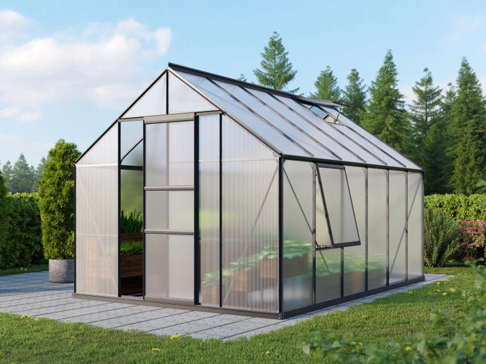 Vitavia Gewächshaus Meridian 1, 9900 HKP 6 mm, schwarz