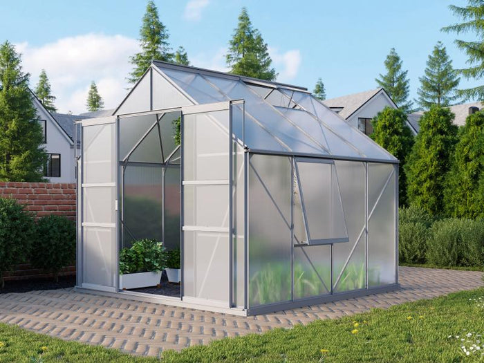 Vitavia Gewächshaus Meridian 2, 6700 HKP 4 mm Alu, mit Doppelschiebetür