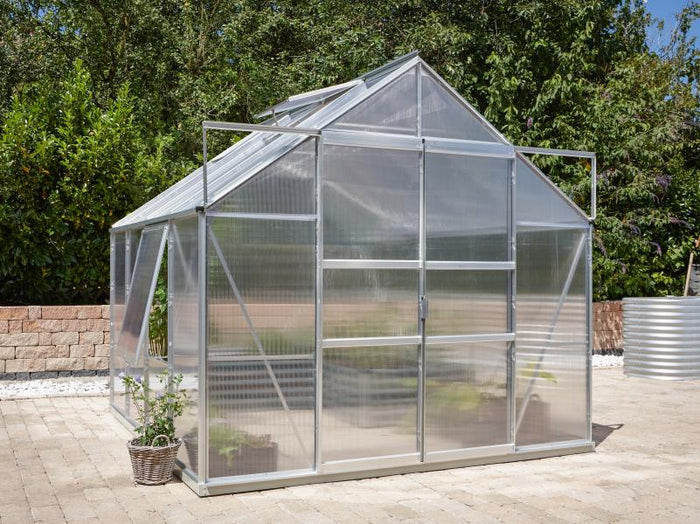 Vitavia Gewächshaus Meridian 2, 6700 HKP 4 mm Alu, mit Doppelschiebetür