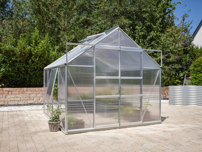 Vitavia Gewächshaus Meridian 2, 6700 HKP 6 mm Alu, mit Doppelschiebetür