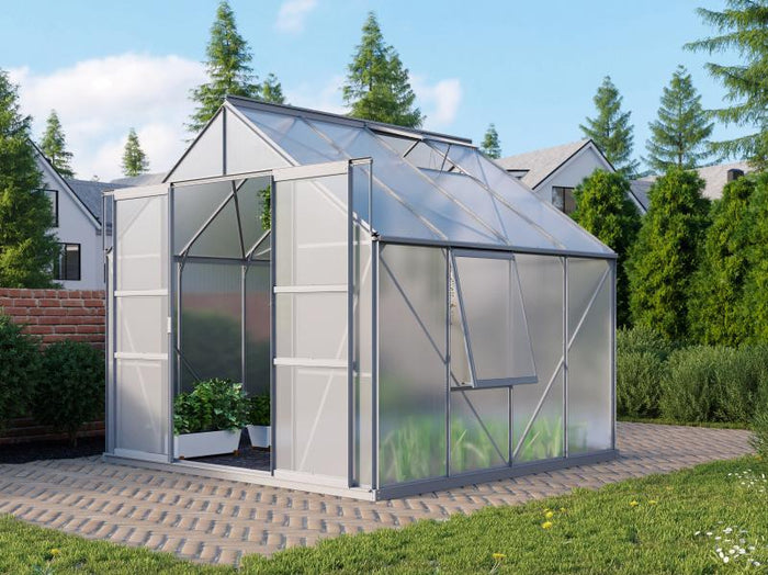 Vitavia Gewächshaus Meridian 2, 6700 HKP 6 mm Alu, mit Doppelschiebetür