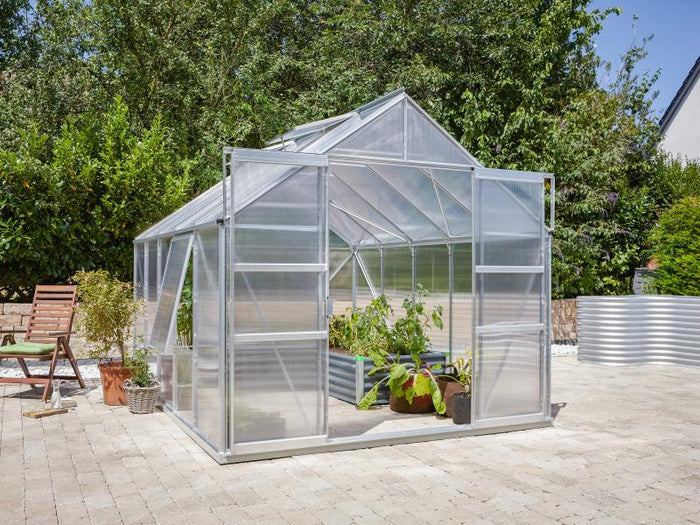 Vitavia Gewächshaus Meridian 2, 8300 HKP 4 mm Alu, mit Doppelschiebetür