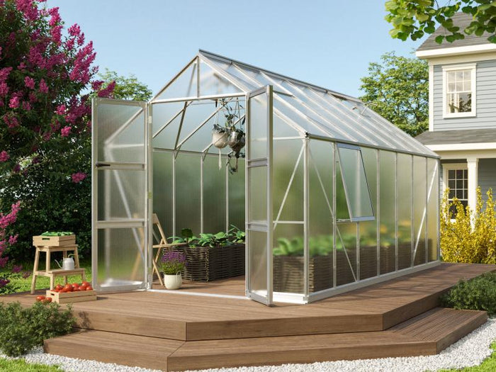 Vitavia Gewächshaus Olymp 11500 HKP 6 mm Alu eloxiert