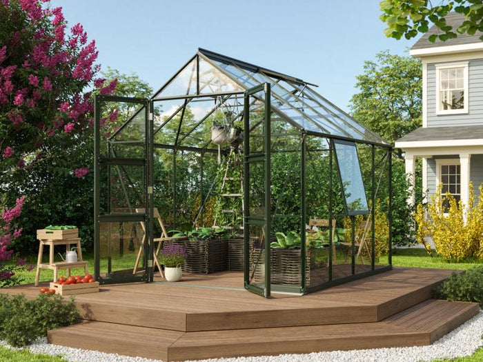 Vitavia Gewächshaus Olymp 6700 ESG 3 mm Smaragd