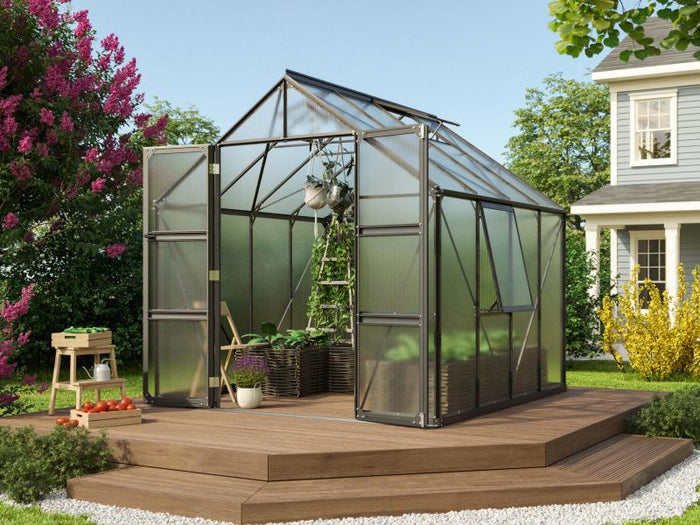 Vitavia Gewächshaus Olymp 6700 HKP 4 mm Schwarz