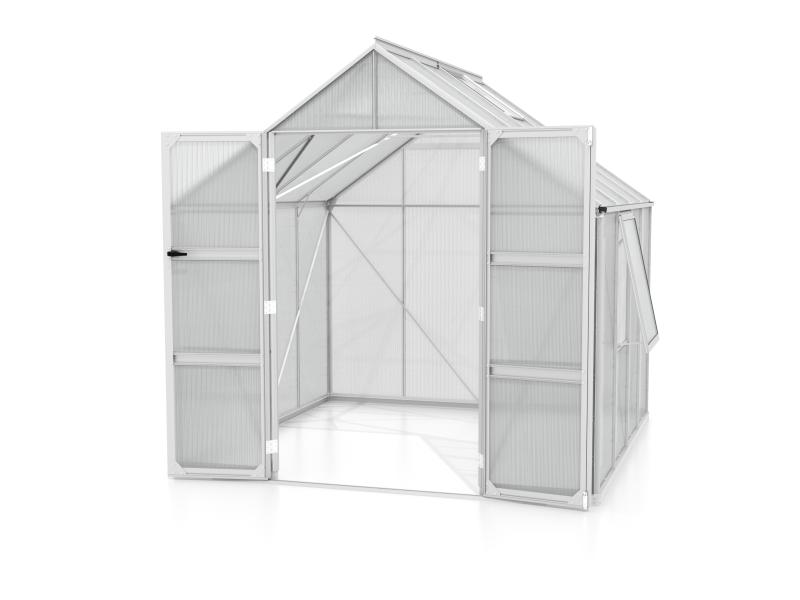 Vitavia Gewächshaus Olymp 6700 HKP 6 mm Alu eloxiert