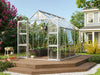 Vitavia Gewächshaus Olymp 8300 ESG 3 mm Alu eloxiert