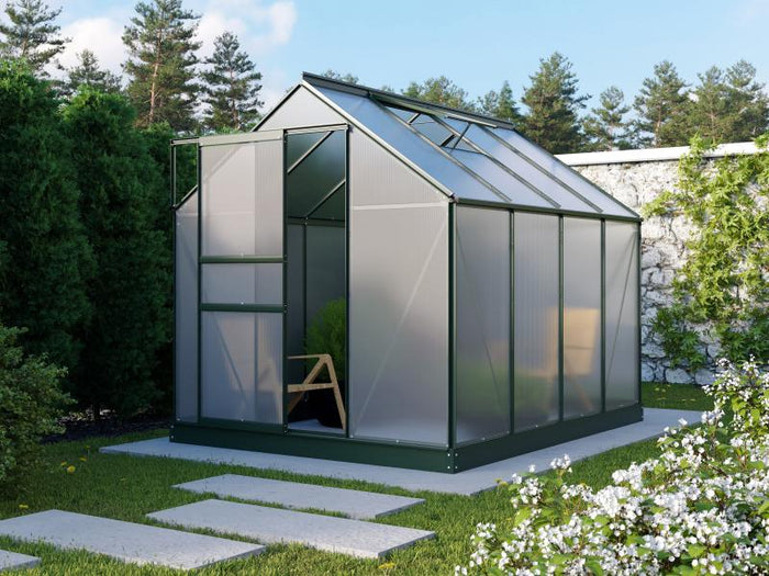 Vitavia Gewächshaus Planet 5000 HKP 6 mm smaragd pulverbeschichtet