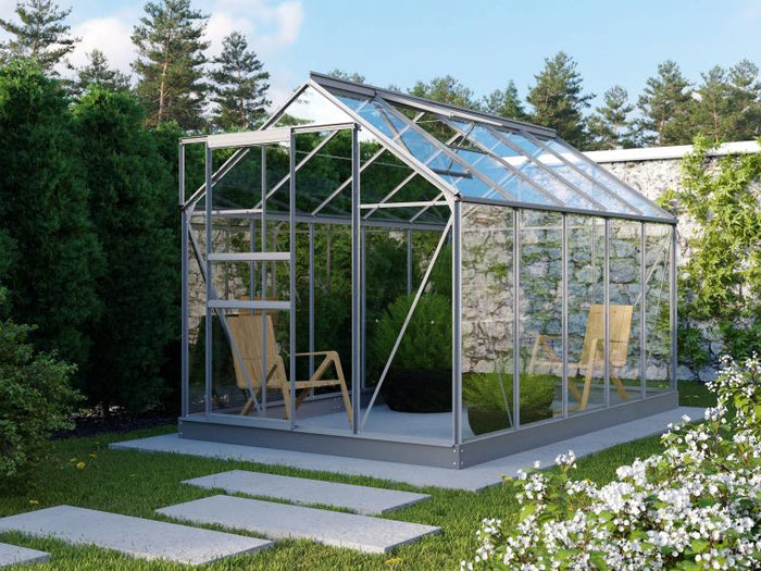 Vitavia Gewächshaus Planet 6200 ESG 3mm Alu eloxiert