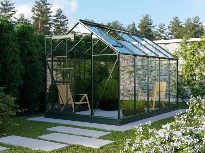 Vitavia Gewächshaus Planet 6200 ESG 3mm smaragd pulverbeschichtet