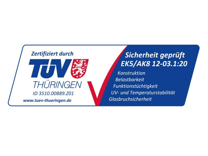 Vitavia Gewächshaus Planet 6200 ESG 3mm smaragd pulverbeschichtet