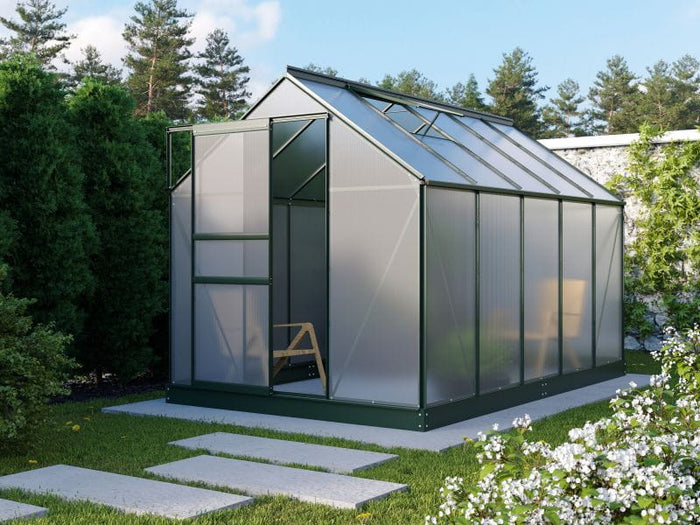 Vitavia Gewächshaus Planet 6200 HKP 6 mm smaragd pulverbeschichtet