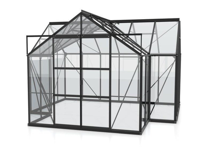 Vitavia Gewächshaus Sirius Orangerie ESG 3 mm schwarz