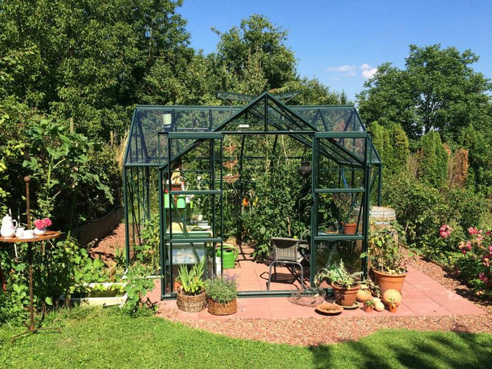 Vitavia Gewächshaus Sirius Orangerie ESG 3 mm dunkelgrün