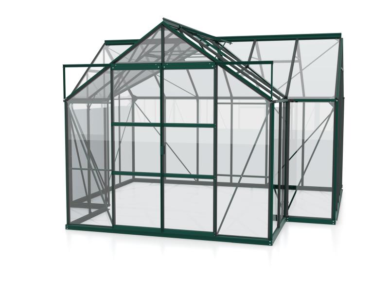 Vitavia Gewächshaus Sirius Orangerie ESG 3 mm dunkelgrün