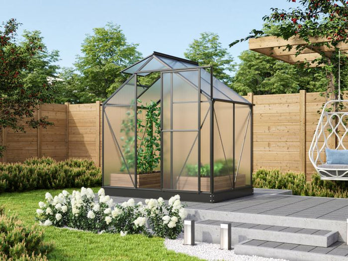 Vitavia Gewächshaus Triton 2500 HKP 6 mm Schwarz