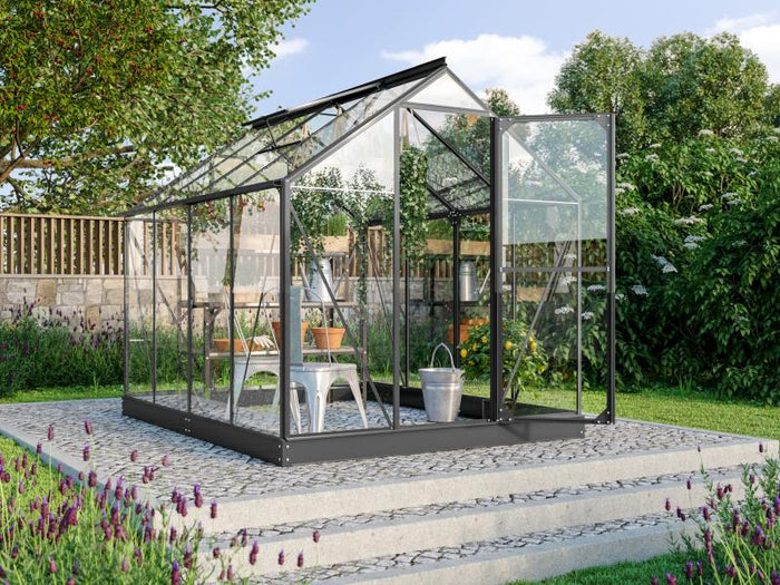 Vitavia Gewächshaus Triton 3800 ESG 3 mm Schwarz