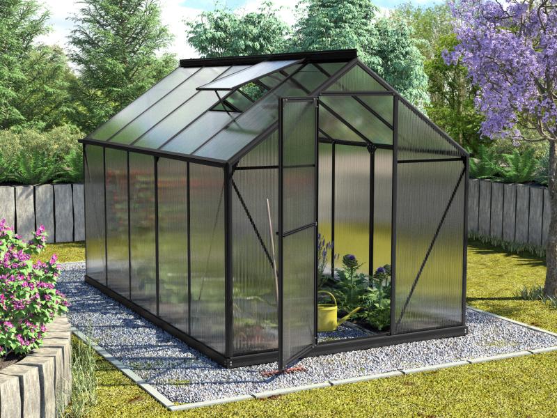 Vitavia Gewächshaus Triton 6200 HKP 6 mm Schwarz