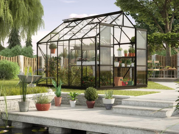 Vitavia Gewächshaus Uranus 8300 ESG 3 mm Schwarz