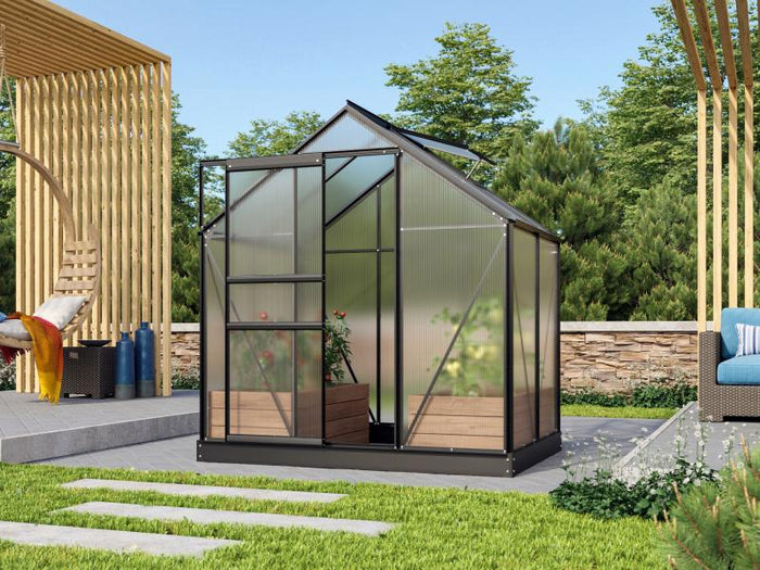 Vitavia Gewächshaus Venus 2500 HKP 4 mm Schwarz