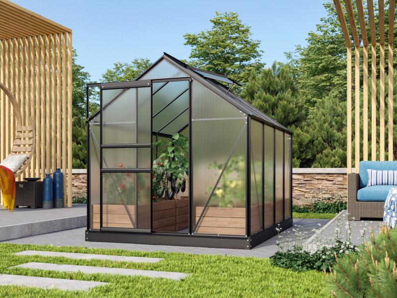 Vitavia Gewächshaus Venus 5000 HKP 6 mm Schwarz