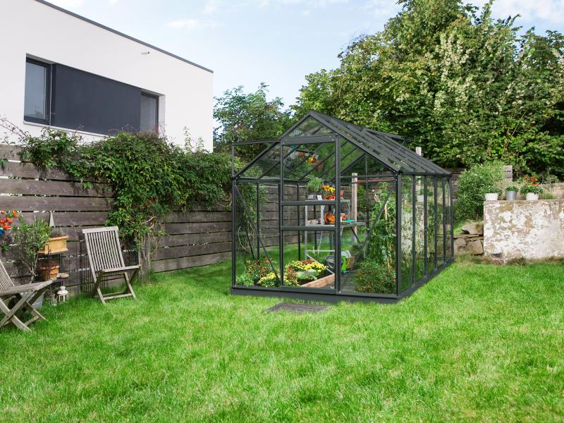 Vitavia Gewächshaus Venus 6200 ESG 3 mm Schwarz