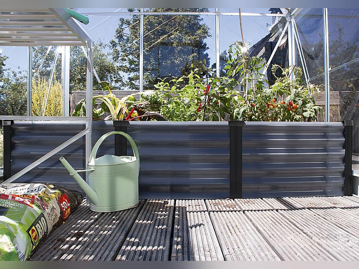 Vitavia Hochbeet Linus S schwarz für Gewächshäuser