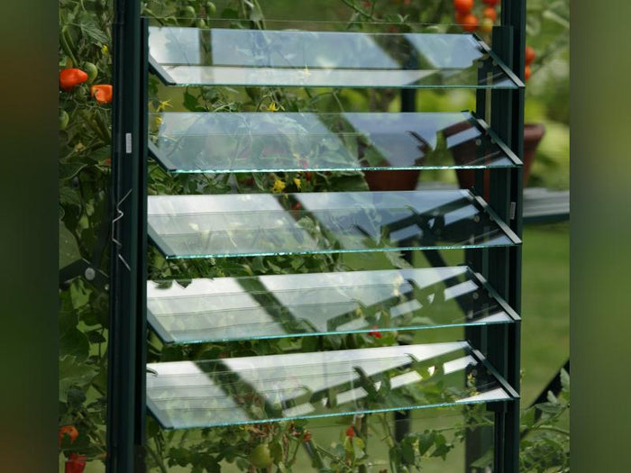 Vitavia Lamellen-Wandfenster mit ESG Smaragd