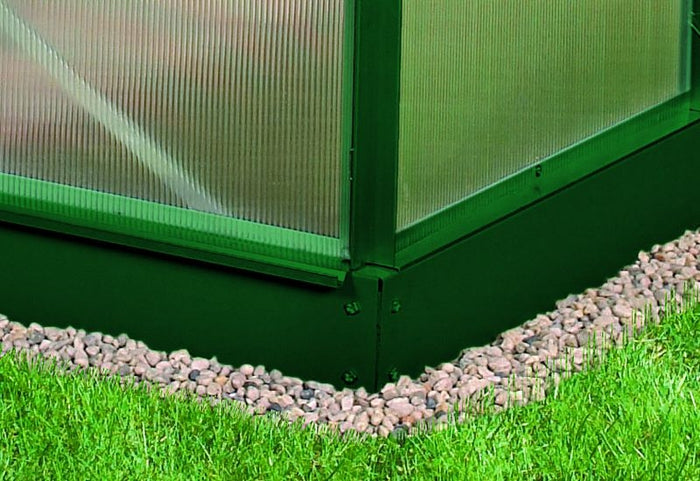 Vitavia Stahl-Fundament 5000, 12,5 cm für Gewächshäuser grün