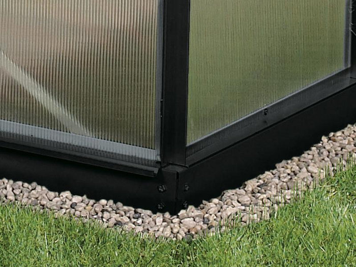 Vitavia Stahl-Fundament 7800, 6 cm für Gewächshäuser schwarz