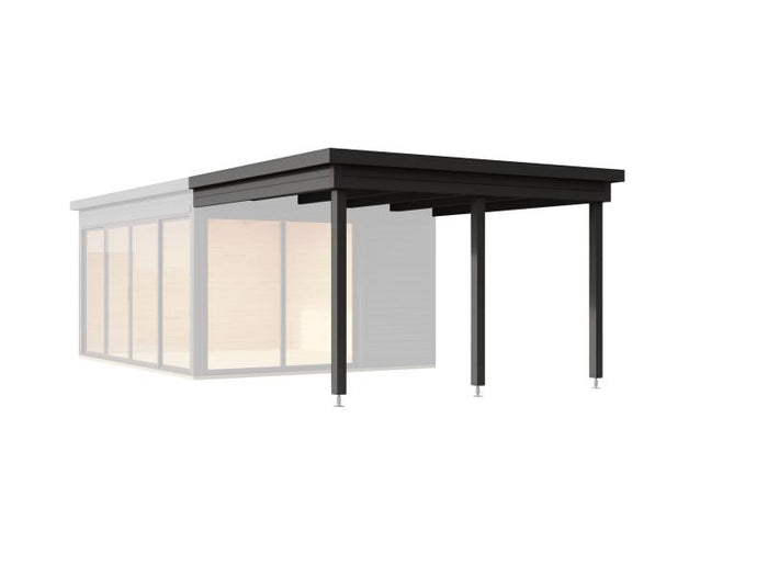 Weka Anbaudach Designhaus 412 Gr. 2 anthrazit