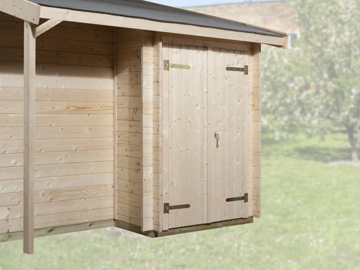 Weka Anbauschrank mit Schleppdach Gr. 2