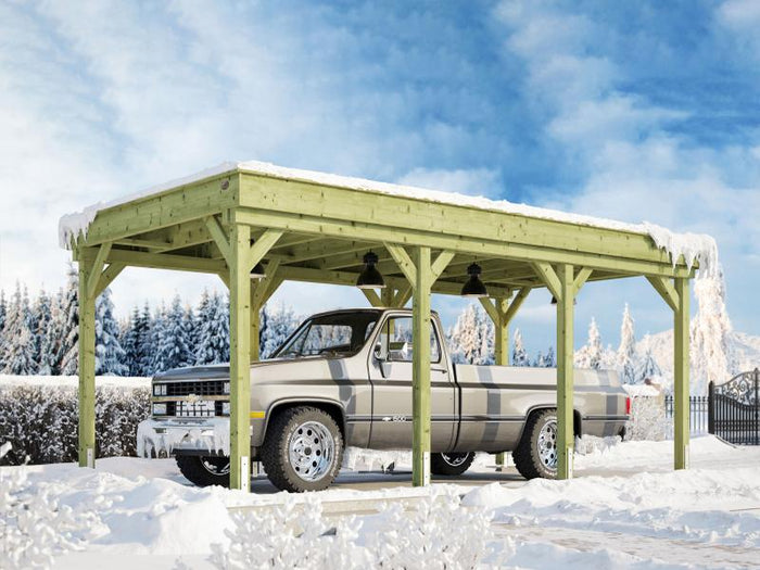 Weka Carport 609 kdi Premium-Carport