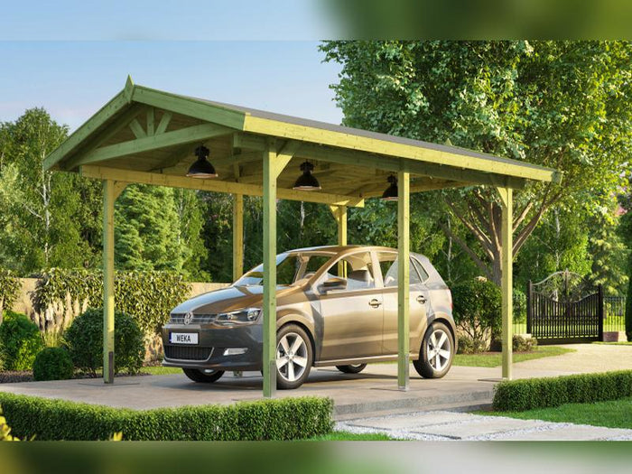 Weka Carport 611 kdi mit Satteldach