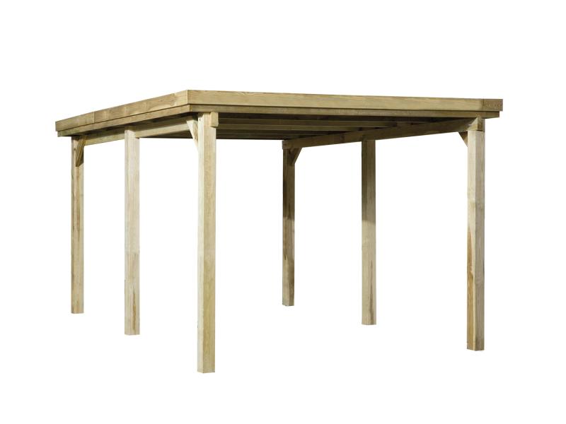 Weka Carport 617 Größe 1 inkl. Stahldach