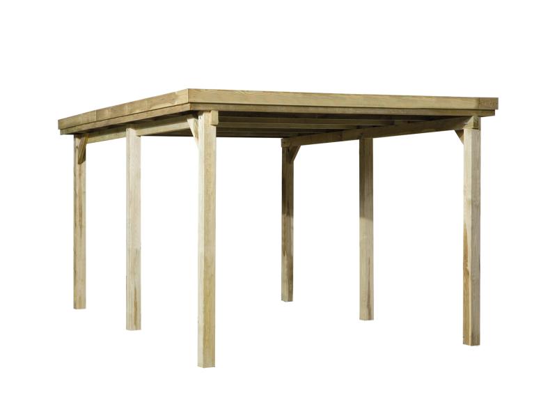 Weka Carport 617 Größe 1 ohne Dachplatten