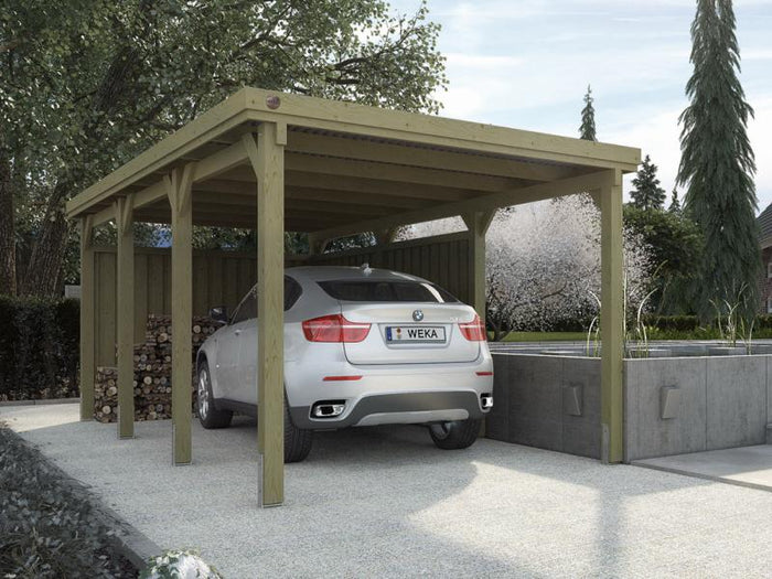 Weka Carport 617 Größe 2 inkl. Stahldach