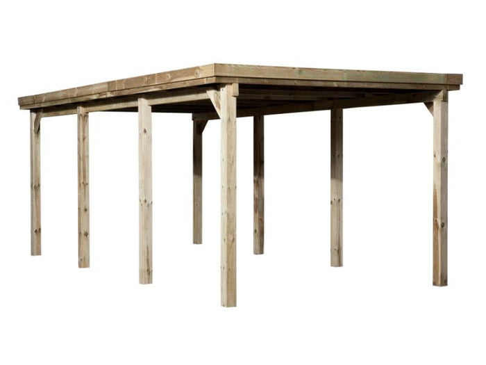 Weka Carport 617 Größe 2 inkl. Stahldach